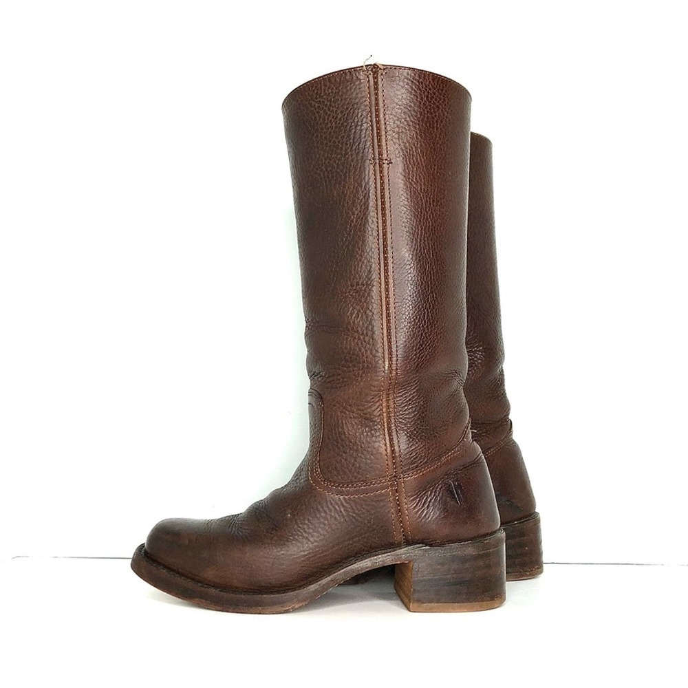 Frye Brown Heeled Boots - Picture 4 of 12